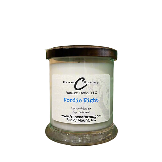 Natural Soy Nordic Night Candle (12/S)