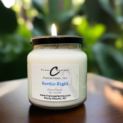 Natural Soy Nordic Night Apothecary Candle