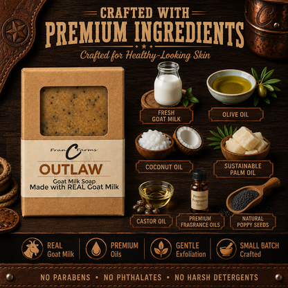 Outlaw Goat Milk Soap - Made with REAL Goat Milk