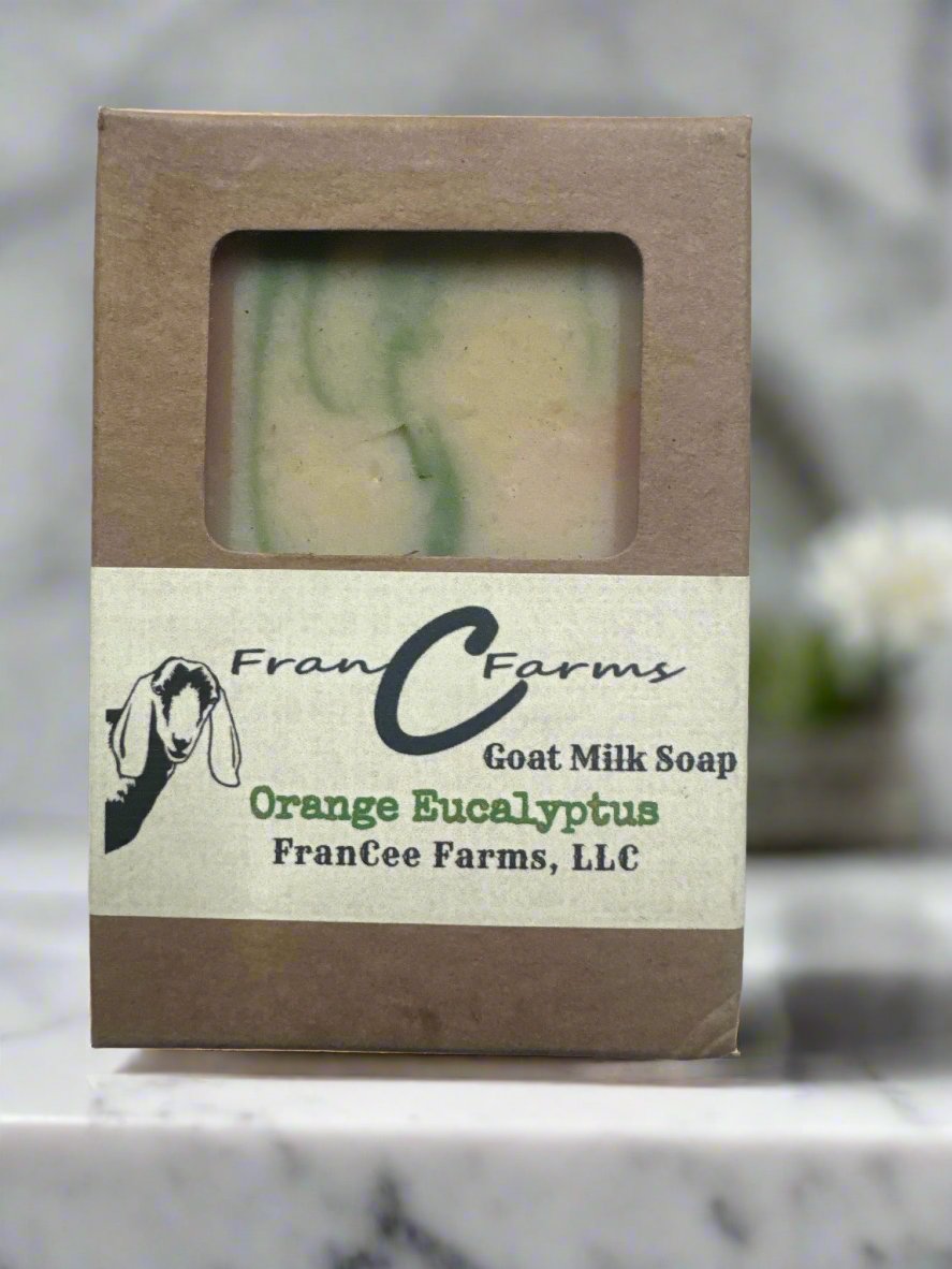 Orange Eucalyptus Goat Milk Soap