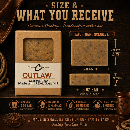 Outlaw Goat Milk Soap - Made with REAL Goat Milk