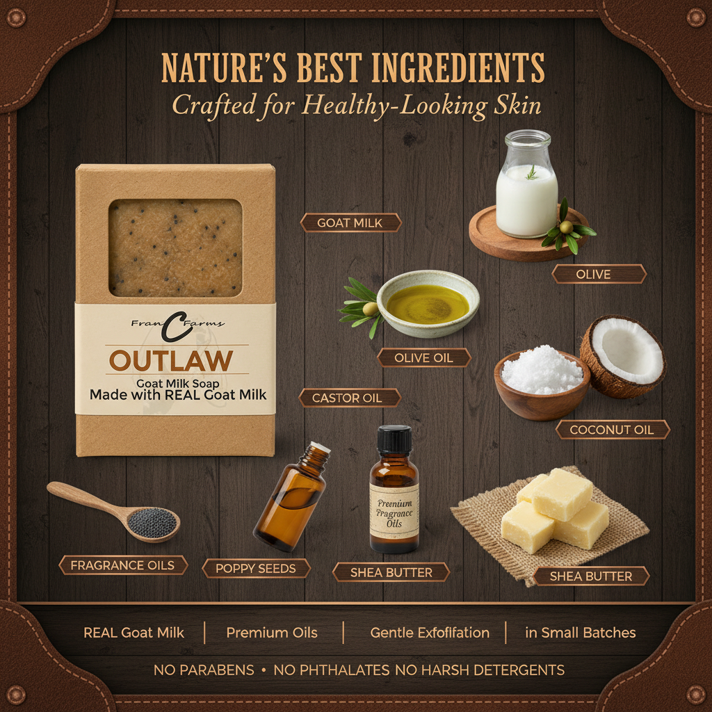 Outlaw Goat Milk Soap - Made with REAL Goat Milk