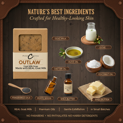 Outlaw Goat Milk Soap - Made with REAL Goat Milk
