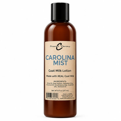 Carolina Mist Goat Milk Lotion - Made with REAL Goat Milk