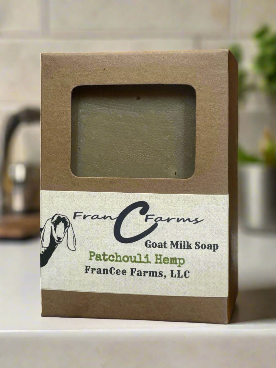 Patchouli-Hemp Goat MIlk Soap