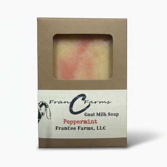 Peppermint Goat Milk Soap product image 2 from FRAN C FARMS