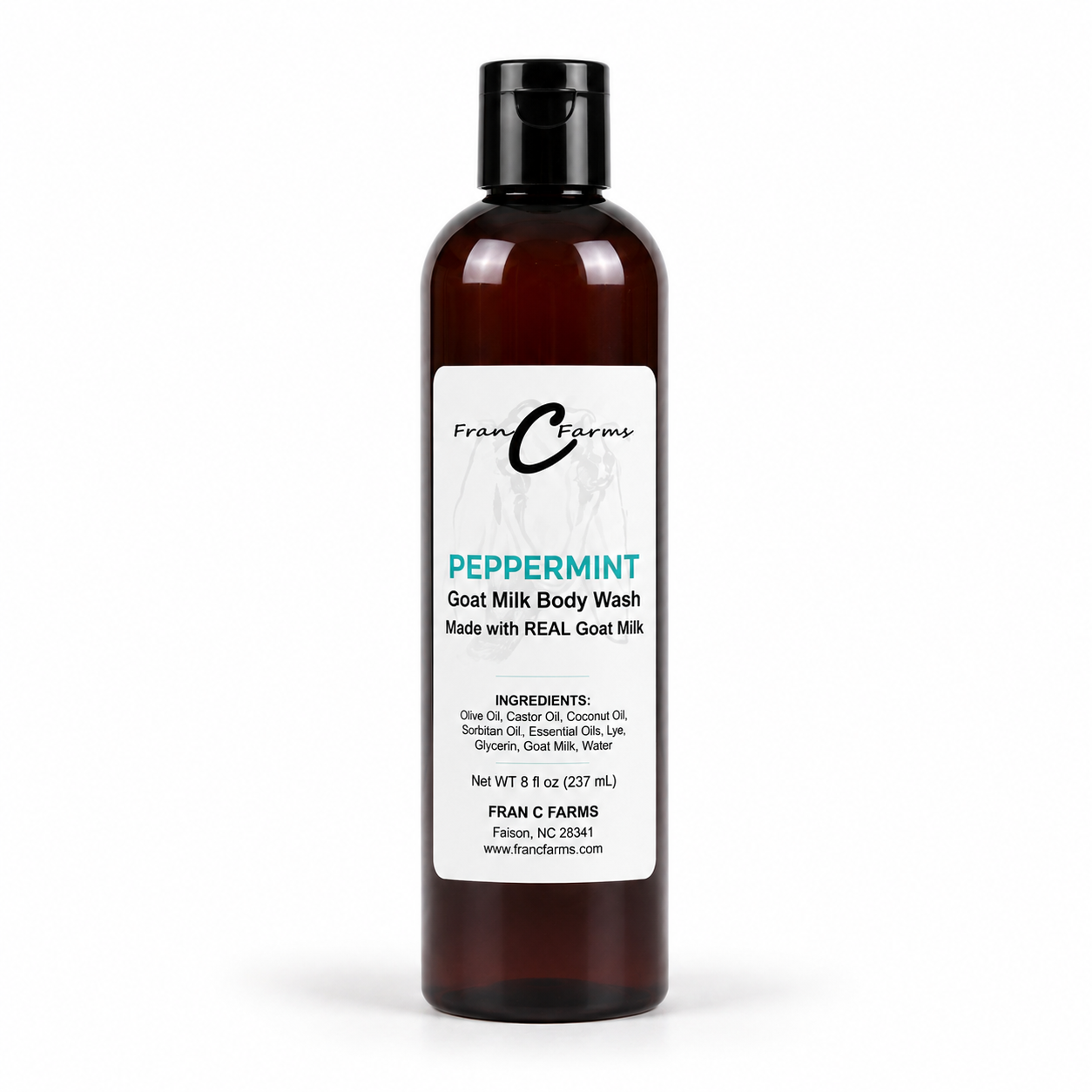 Peppermint Goat Milk Body Wash – Made with REAL Goat Milk