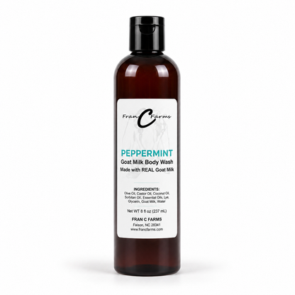 Peppermint Goat Milk Body Wash – Made with REAL Goat Milk