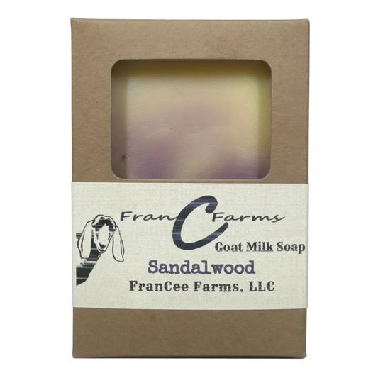 Sandalwood Goat Milk Soap product image 2 from FRAN C FARMS
