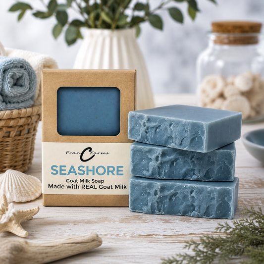 Seashore Goat Milk Soap - Made with REAL Goat Milk