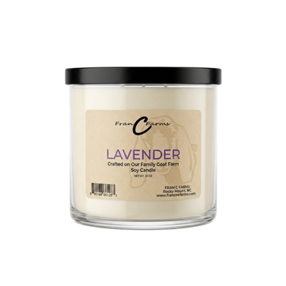 Lavender Soy Candle - 20 oz 3 Wick