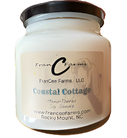 Natural Soy Coastal Cottage Apothecary Candle