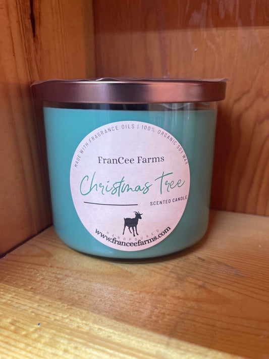 Christmas Tree 3-Wick Candle product image 2 from FRAN C FARMS