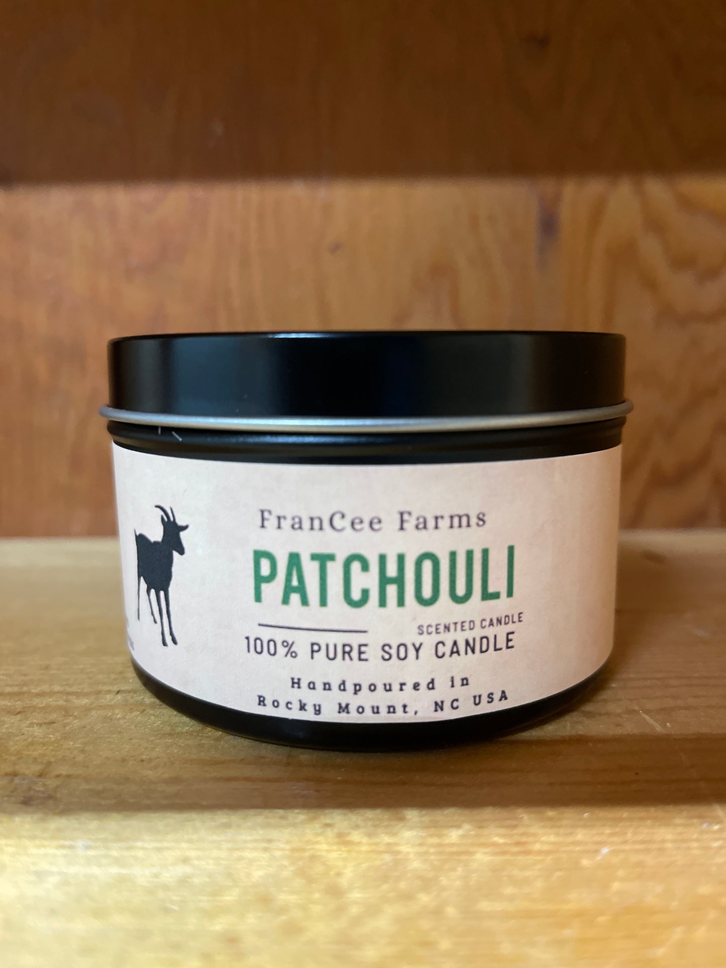 Patchouli Candle Tin