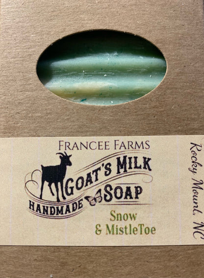 Snow & Mistletoe Goat Milk Soap