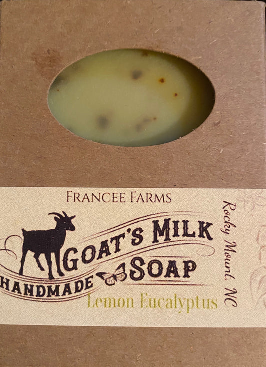 Lemon Eucalyptus Goat Milk Soap