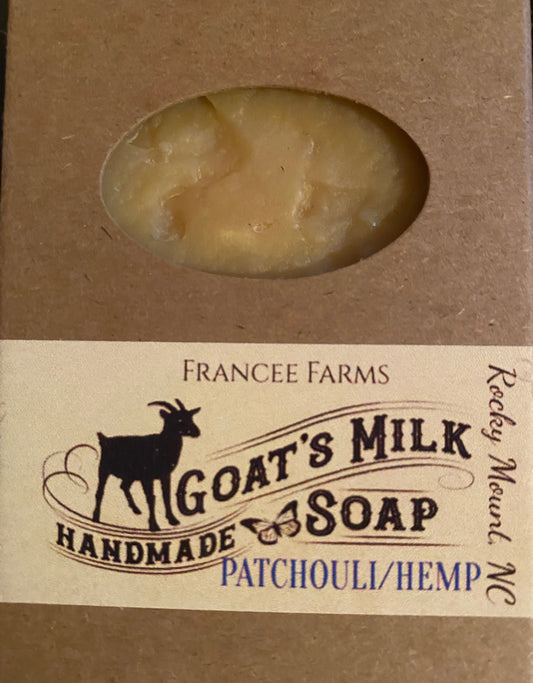 Patchouli-Hemp Goat MIlk Soap