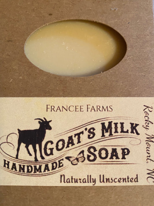 Naturally Unscented Goat Milk Soap