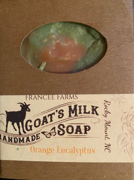 Orange Eucalyptus Goat Milk Soap
