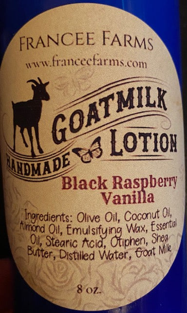 Black Raspberry Vanilla Goat Milk Lotion