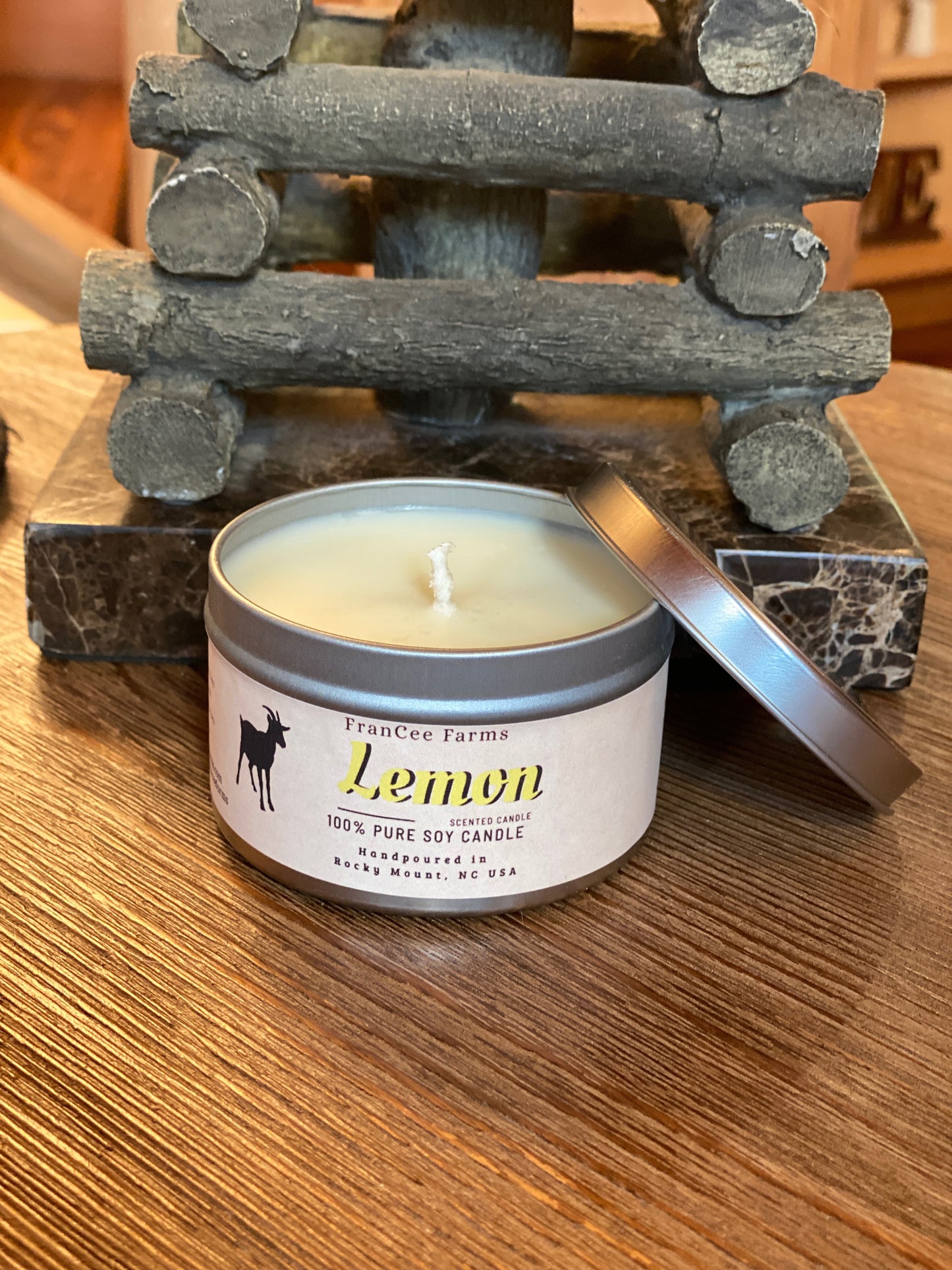 Lemon Candle Tin