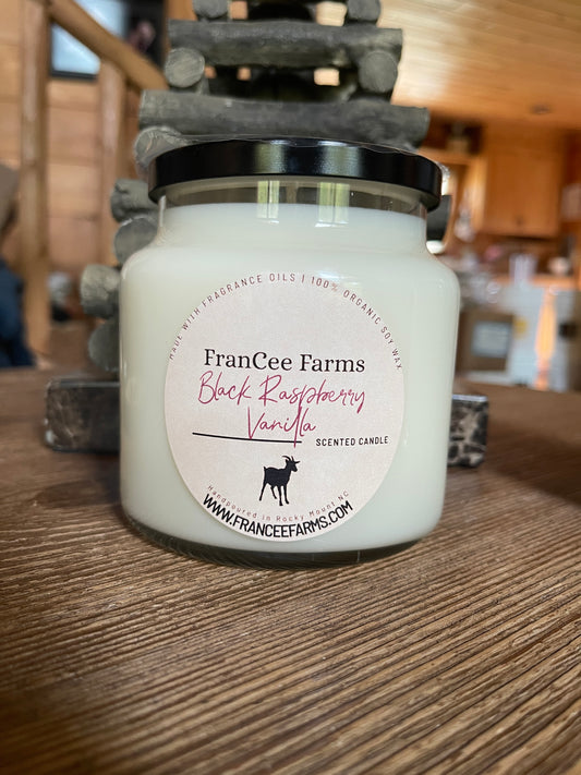 Black Raspberry Vanilla Apothecary Candle product image 2 from FRAN C FARMS