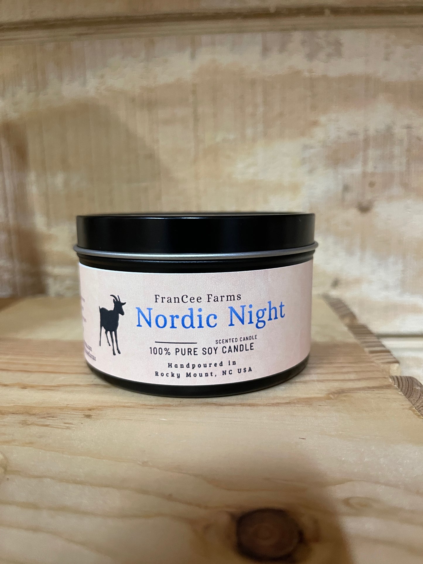 Nordic Night Candle Tin