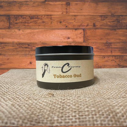 Tobacco Oud Candle Tin