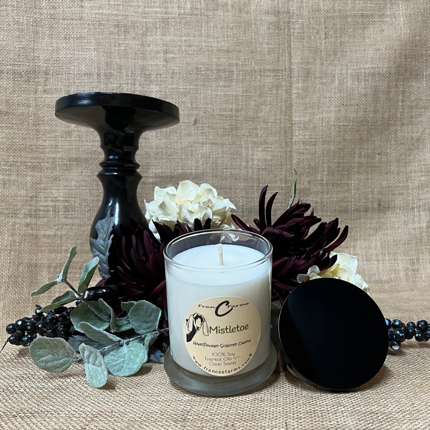 Mistletoe  Candle (12/S)