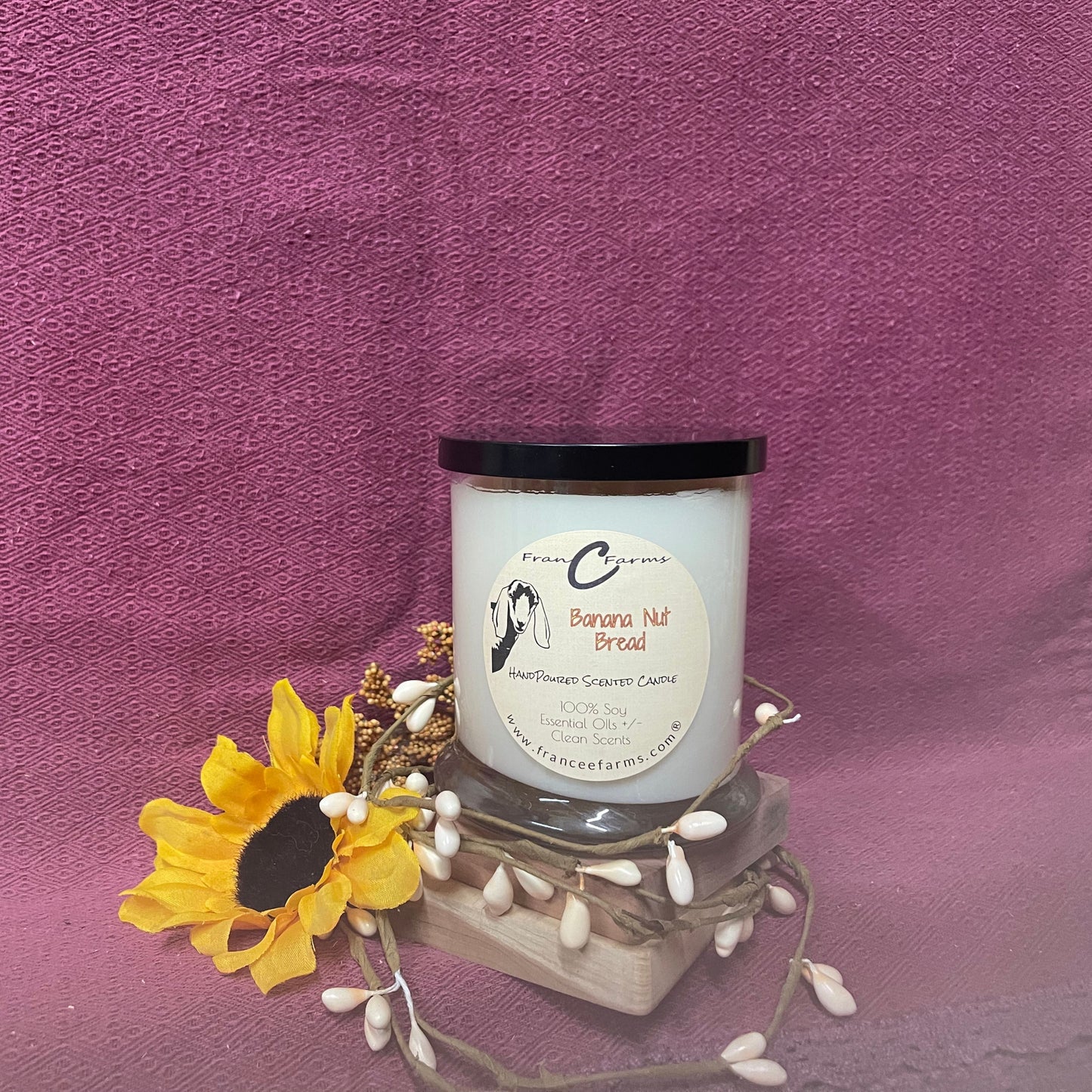 Banana Nut Bread Candle (12/S)