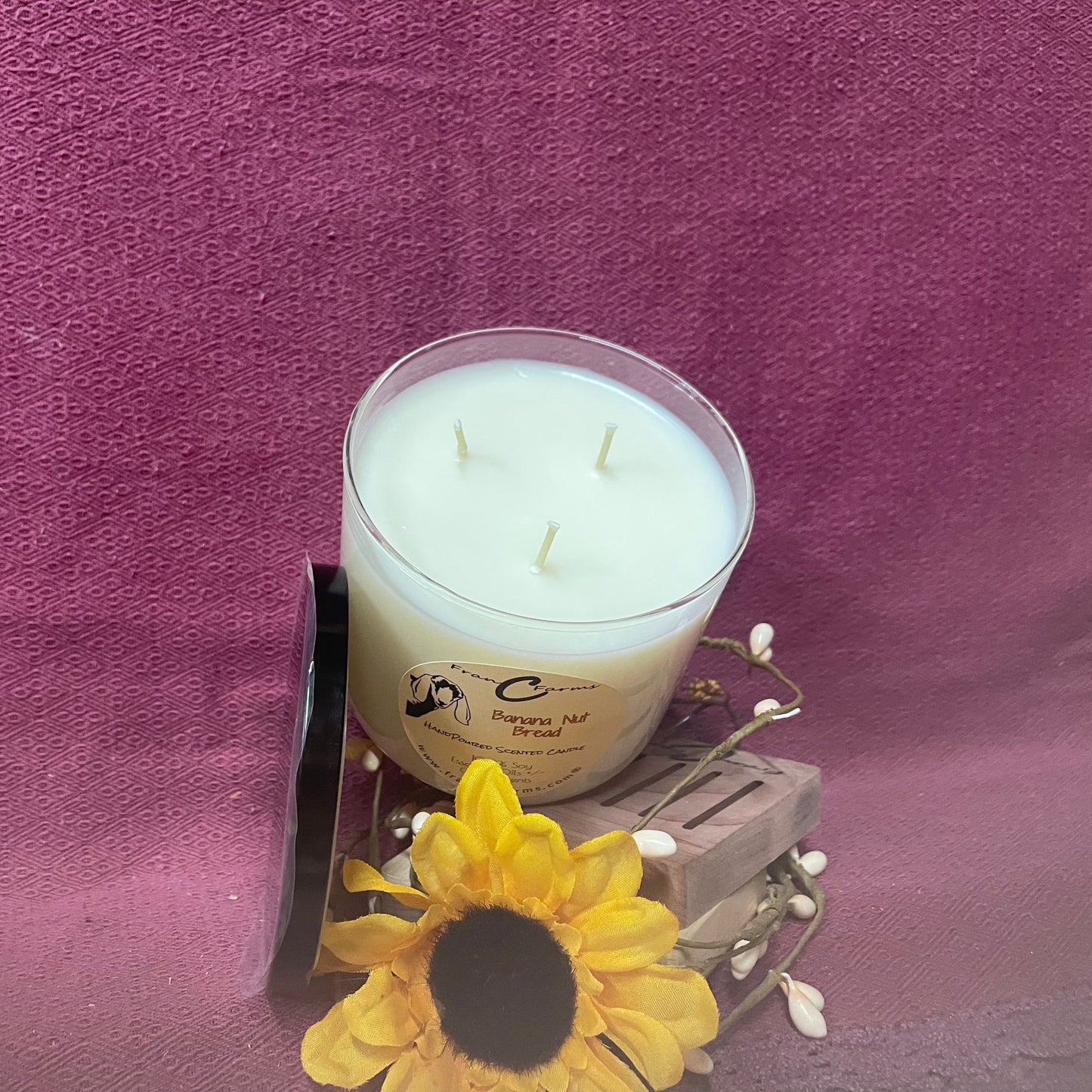 Banana Nut Bread 3-Wick Candle